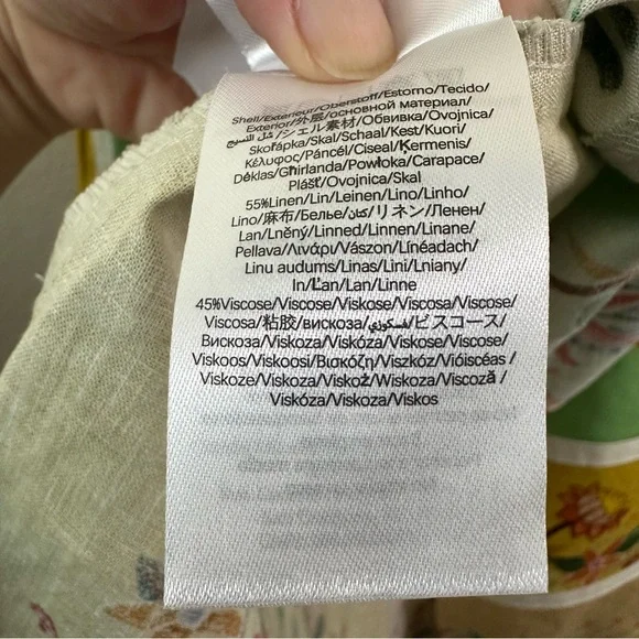 NWT FARM RIO DELICATE FLORAL STRIPES MAXI DRESS SZ S - Picture 8 of 12